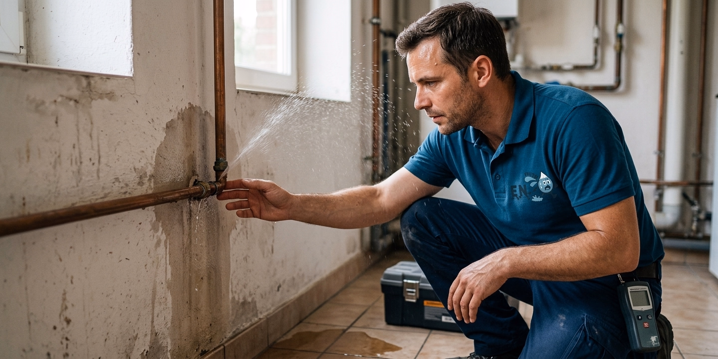Canalisation percée : signes visuels et actions d'urgence